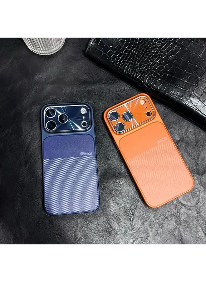 Orange iPhone 17 Pro Max Case With Screen Protector Magnetic Closure Wireless Charging - Image 2